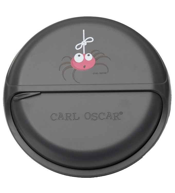 Image of Carl Oscar Snackbox - 15 cm - Grey Spider - OneSize - Carl Oscar Madkasse (149503-804446)