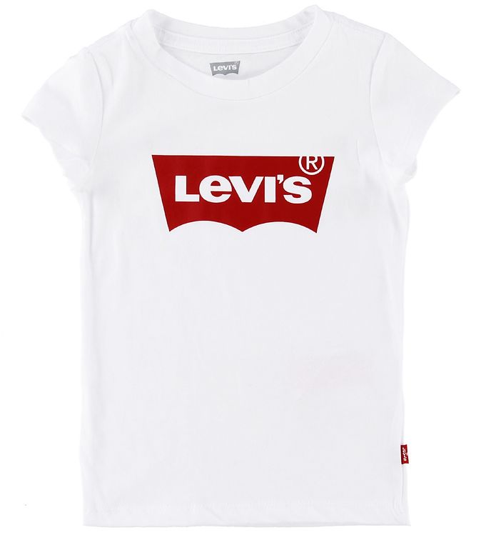 Image of Levis T-shirt - Batwing - Hvid m. Logo - 4 år (104) - Levis T-Shirt (149733-805300)