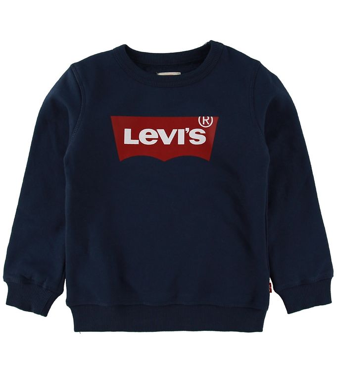 10: Levis Sweatshirt - Batwing Crew Neck - Navy