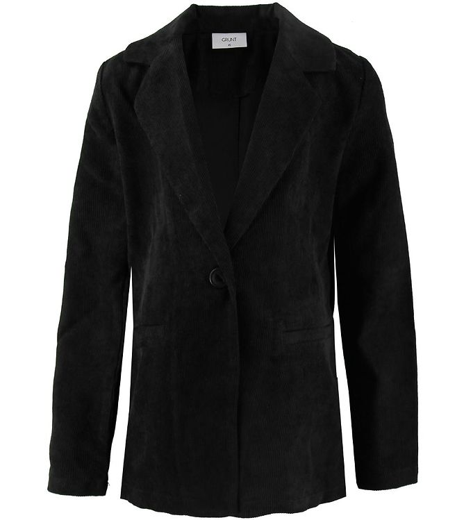 Image of Grunt Blazer - Fløjl - Sigga - Sort (169433-3931617)