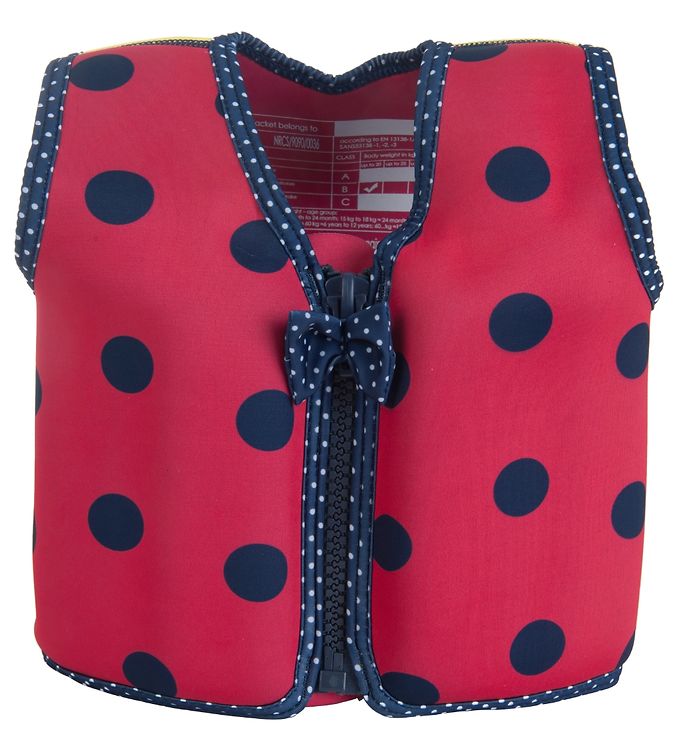 Svømmevest fra Konfidence - Ladybird Polka Dot