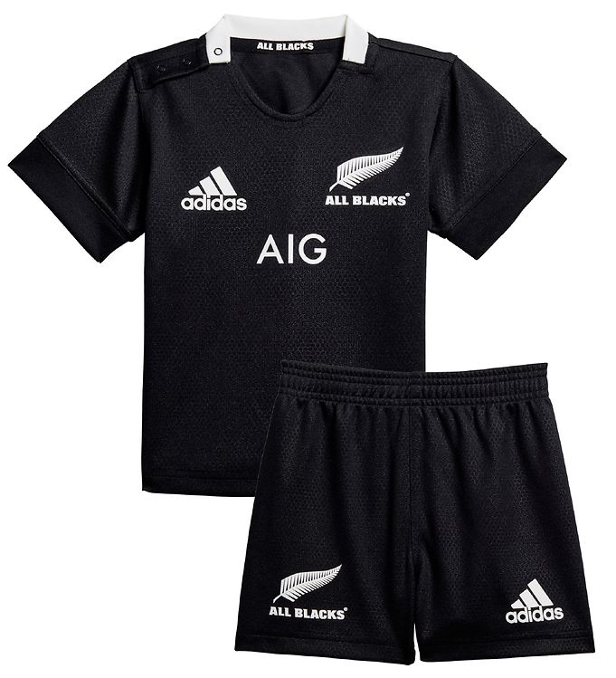 6: adidas Performance Træningssæt - All Blacks - Sort