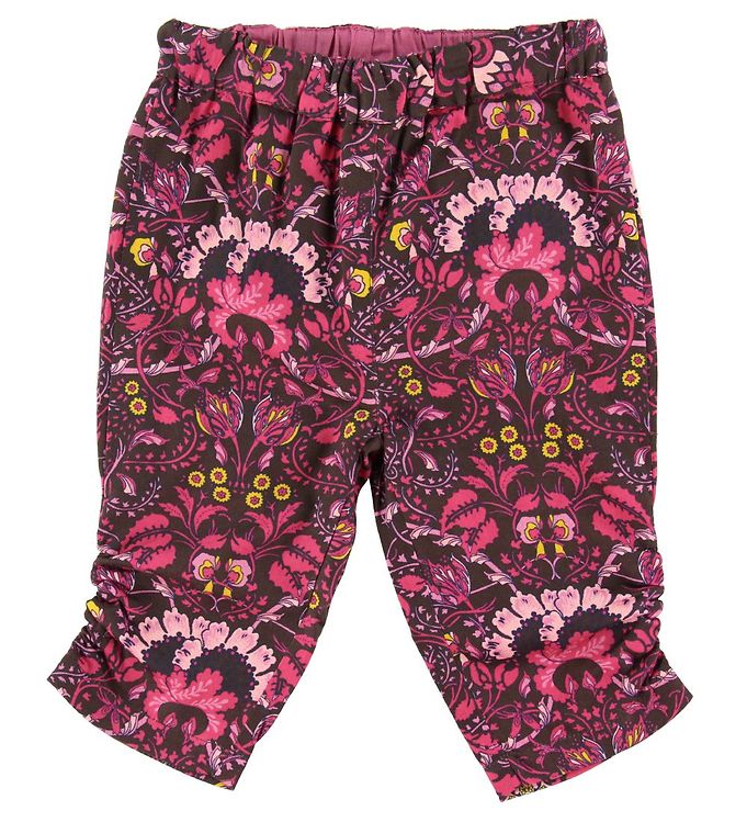 Noa Noa Miniature Bukser Brun Blomster
