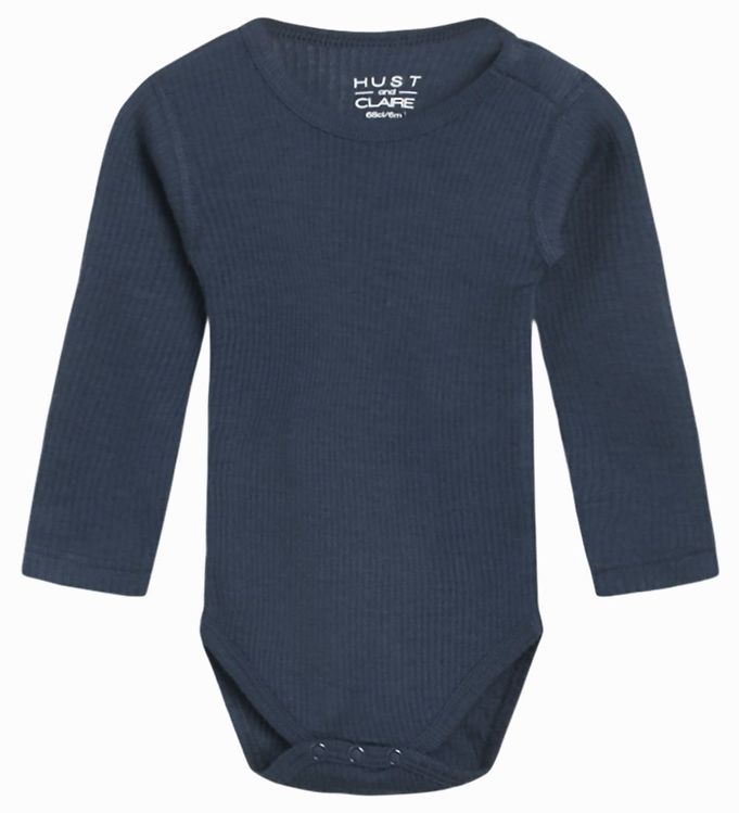 Hust and Claire Body l/æ - Berry - Uld/Bambus - Navy