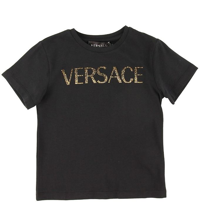 Billede af Versace T-shirt - Sort m. Similisten - 8 år (128) - Versace T-Shirt