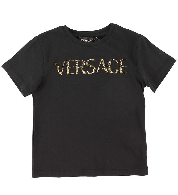 10: Versace T-shirt - Sort m. Similisten