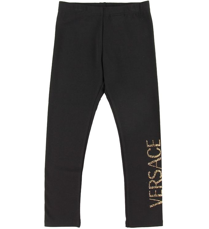 7: Versace Leggings - Sort m. Similisten