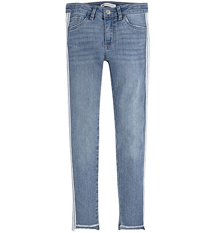 5: Levis Jeans - 710 Super Skinny - No Diggity m. Sølvstribe