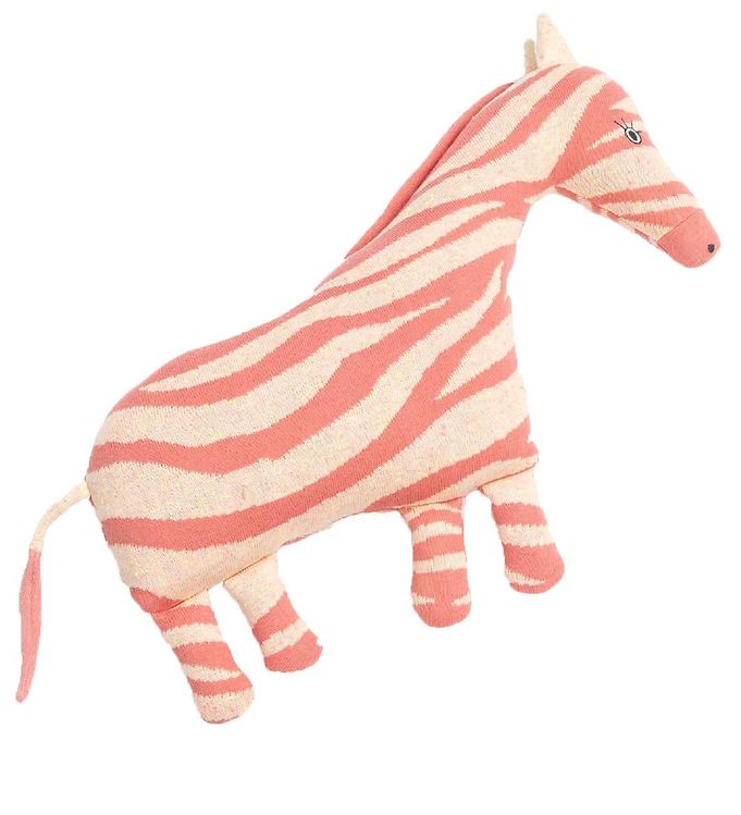 #2 - Smallstuff Bamse - 40 cm - Zebra - Bubblegum