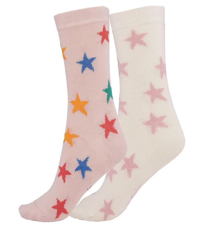 Molo Strømper - 2-pak - Nesi - Rainbow Stars