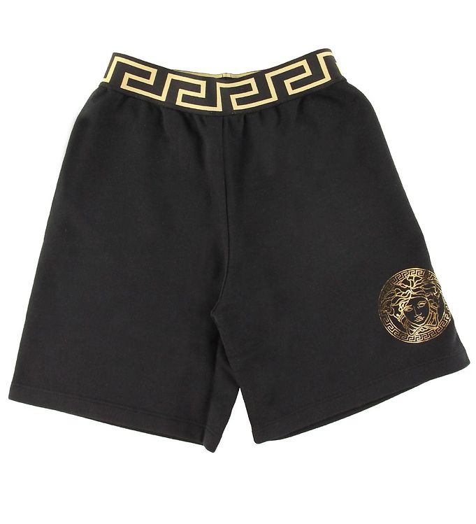 9: Versace Shorts - Sort m. Guld