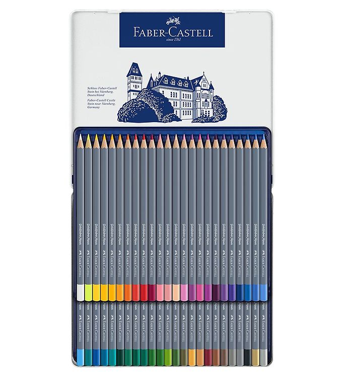 Image of Faber-Castell Farveblyanter - Goldfaber Akvarel - 48 stk - Multi (214138-1062472)