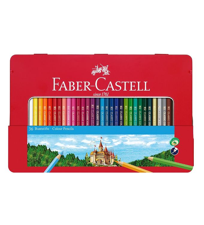 Image of Faber-Castell Farveblyanter - Slot - 36 stk - Multifarvet (214106-1062439)