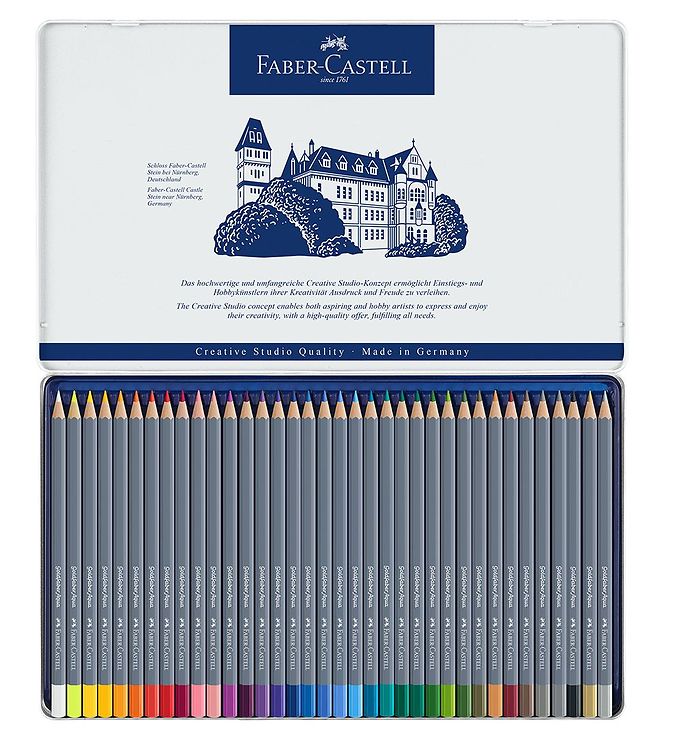 Image of Faber-Castell Farveblyanter - Goldfaber Akvarel - 36 stk - Multi - OneSize - Faber-Castell Farvesæt (214140-1062476)