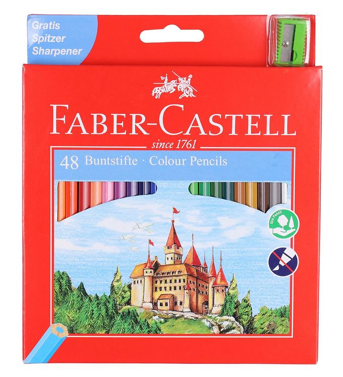 Image of Faber-Castell Farveblyanter - Slot - 48 stk - Multifarvet (214107-1062440)