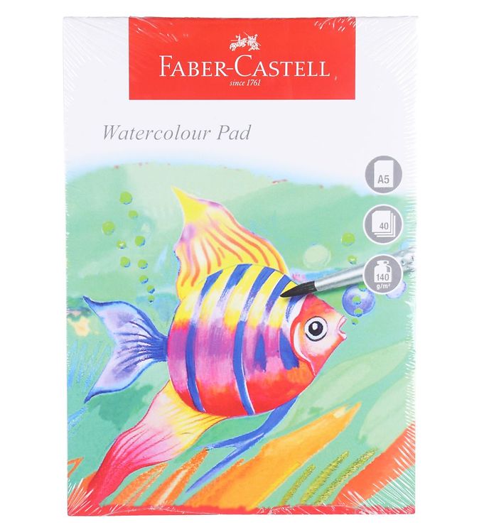 Image of Faber-Castell Maleblok - Akvarel - 40 ark - A5 - OneSize - Faber-Castell Bog (214128-1062462)