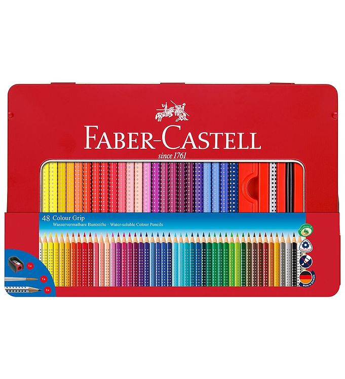 Image of Faber-Castell Farvesæt - Grip - Akvarel - 48 stk - Multifarvet (214122-1062456)