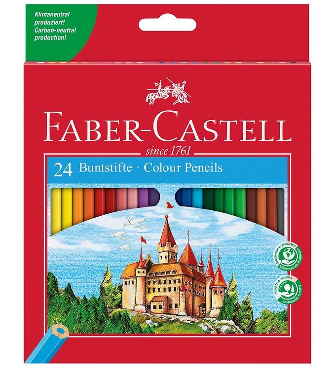 Image of Faber-Castell Farveblyanter - Slot - 24 stk - Multifarvet (214109-1062442)