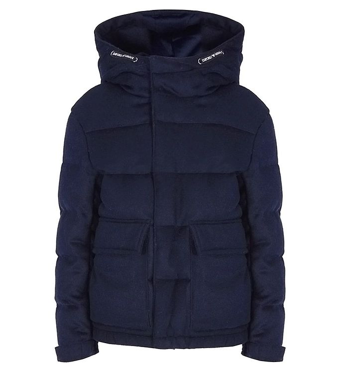 Emporio Armani Dunjakke M. Uld Navy
