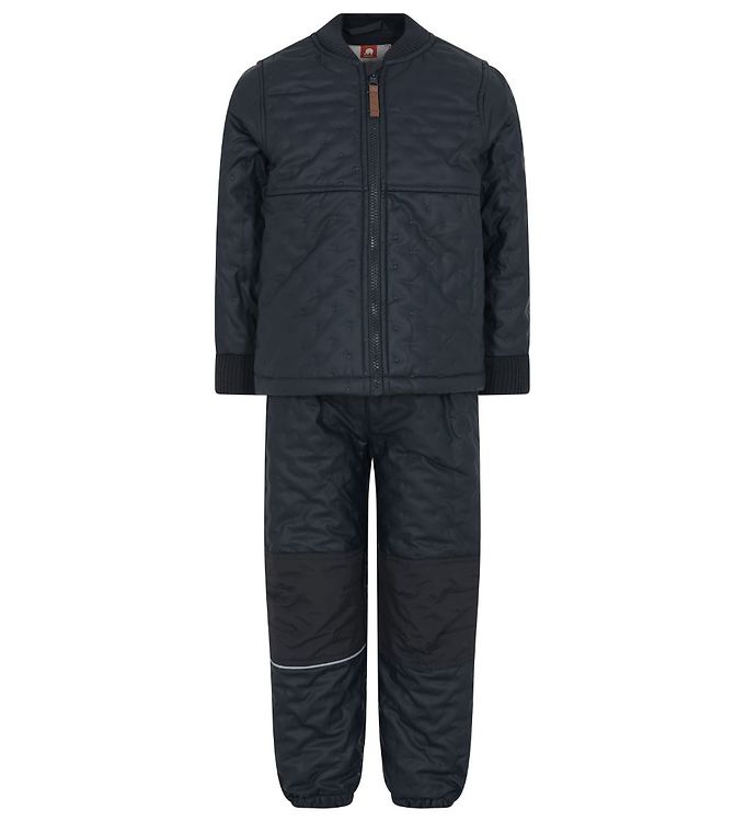 Celavi Termotøj m. Fleece - Coated - Dark Navy