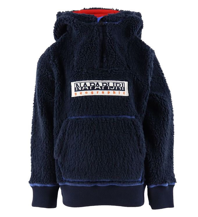 Napapijri Fleecetrøje Teide Blue Marine Rød
