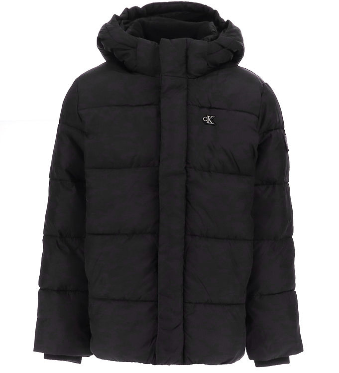 4: Calvin Klein Dynejakke - Essential Puffer - CK Black