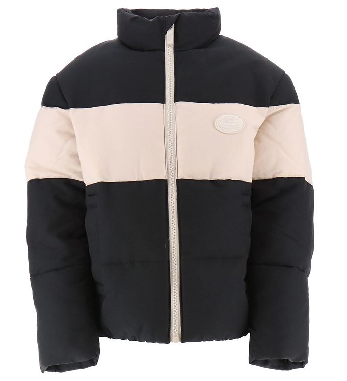 Image of Emporio Armani Dynejakke - Blue Navy m. Creme - 14 år (164) - Emporio Armani Dunjakke (274260-3682651)