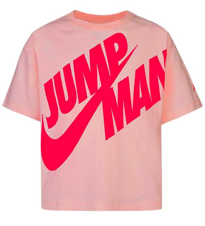 Barber komedie Forvent det Jordan T-shirt - Jumpman X Nike Tee - Atmosphere m. Neonpink