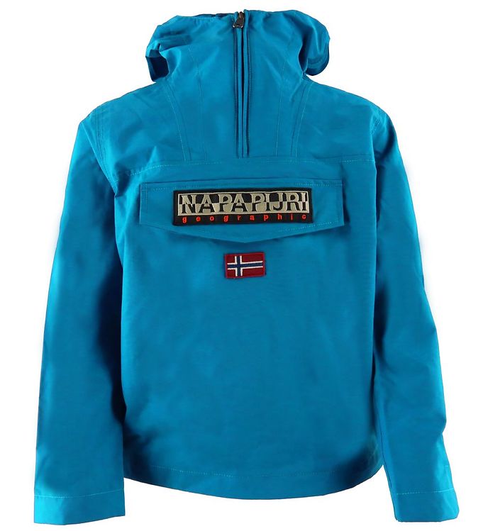 18: Napapijri Sommerjakke - Rainforest Anorak - Mykonos Blue