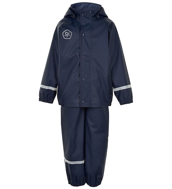 Color Kids Regntøj m. Seler - PU Dress Blues unisex