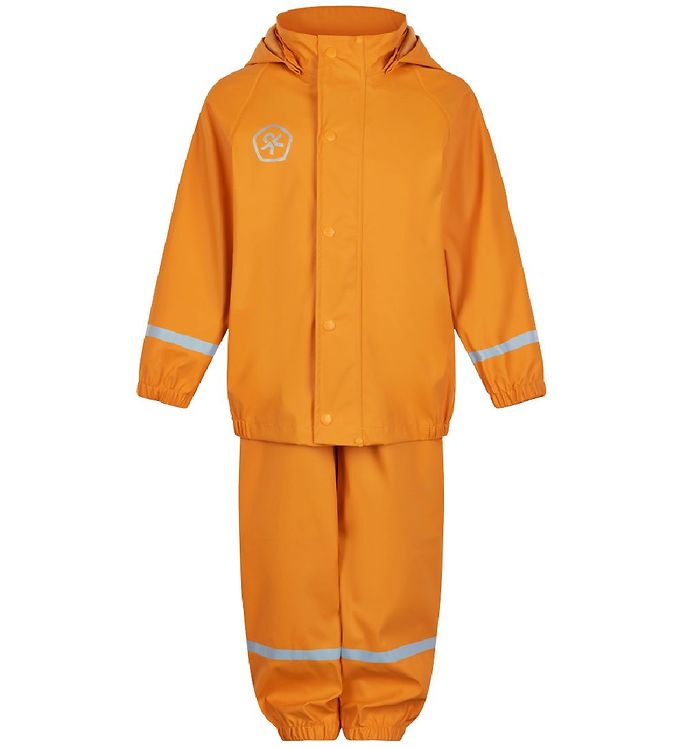 Color Kids Regntøj m. Seler - PU Cadmium Yellow unisex