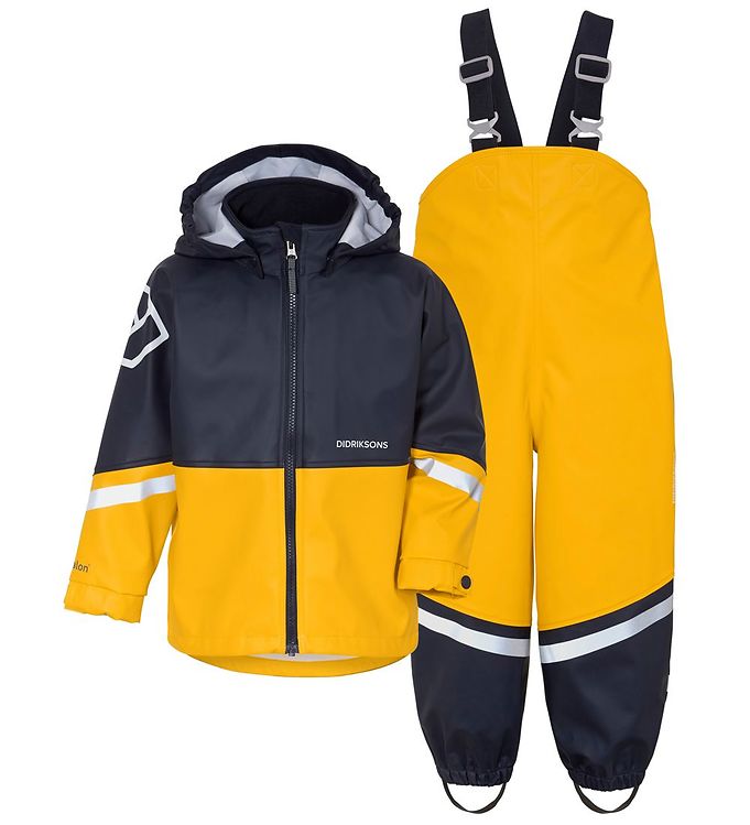 Didriksons Regntøj m. - - Oat Yellow/Navy