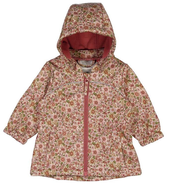 Wheat Softshelljakke M Fleece Elois Multi Flowers