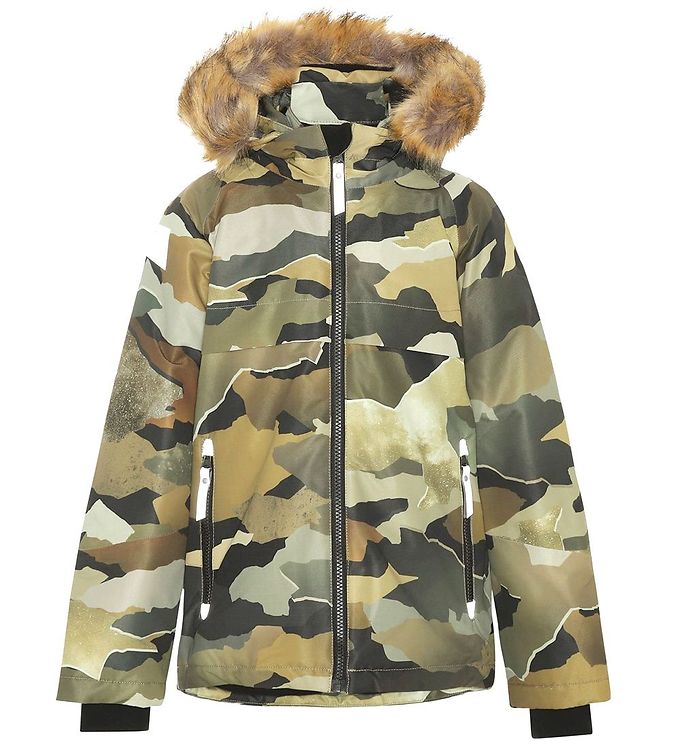 #3 - Molo Vinterjakke - Castor Fur - Autumn Camo