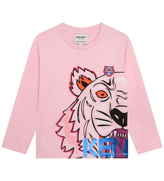 Kenzo Bluse - Exclusive Edition - Lilac m. Tiger