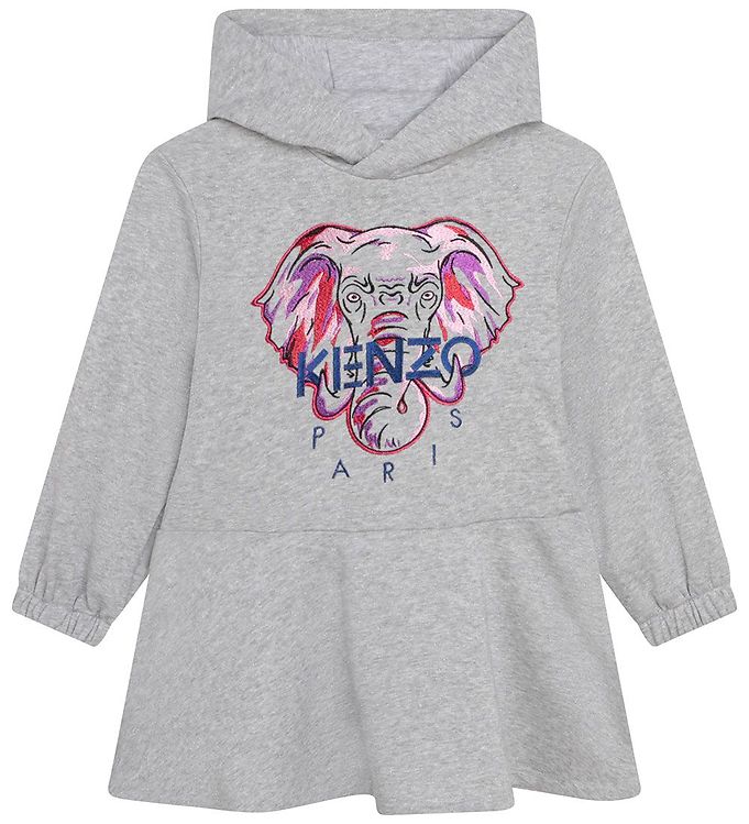 Billede af Kenzo Sweatkjole - Exclusive Edition - Gråmeleret m. Glimmer/Ele