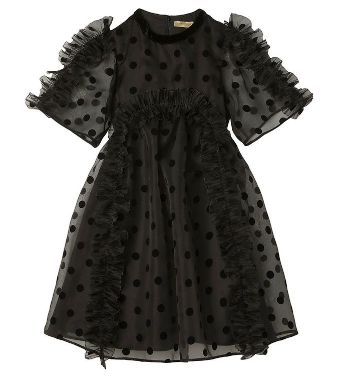 Stella Mccartney Kids Kjole Sort Prikker
