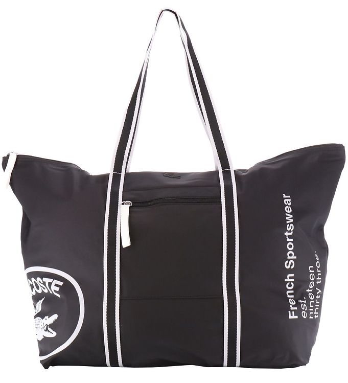 #1 - Lacoste Shopper - XL Shopping Bag - Sort