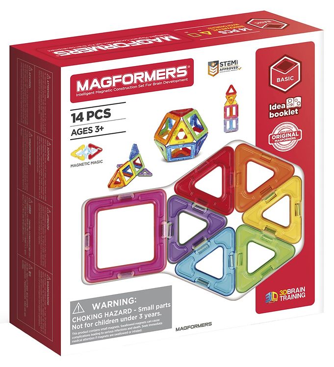 7: Magformers Magnetsæt - 14 Dele