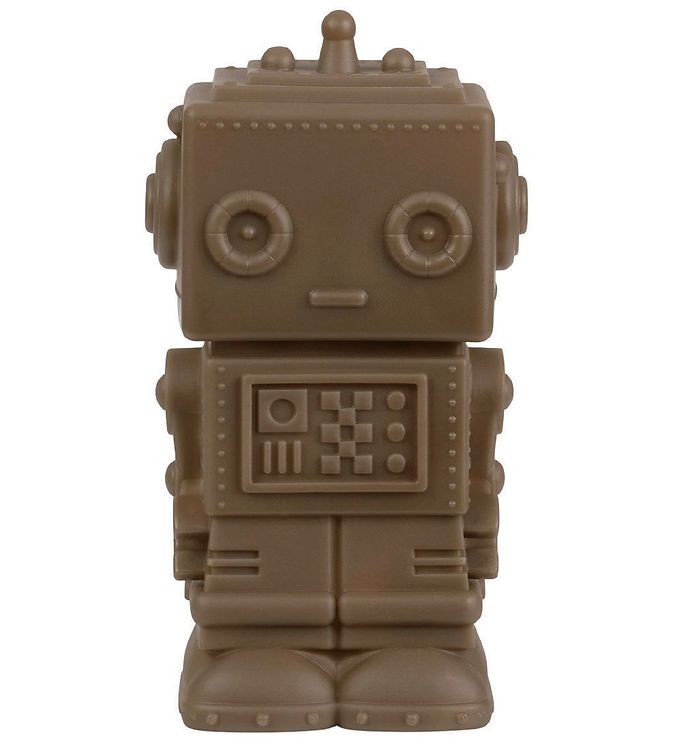 A Little Lovely Company Sparegris - 16 cm - Robot - Ash Brown