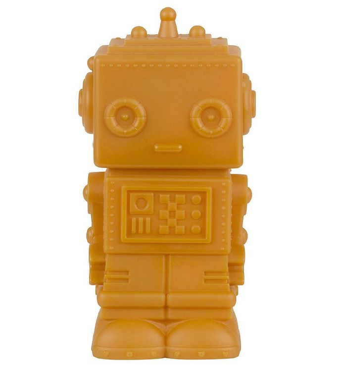 9: A Little Lovely Company Lampe - 14 cm - Robot - Aztec Gold