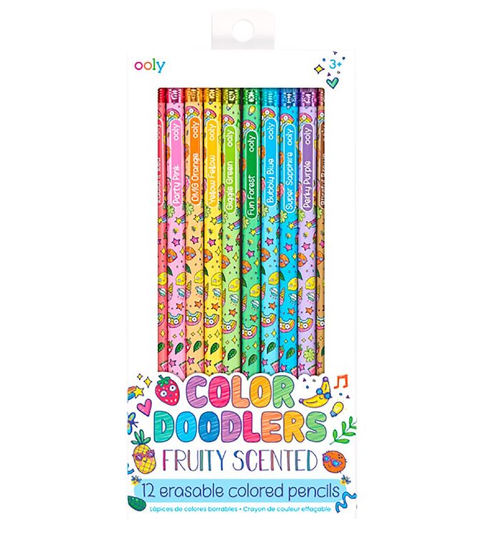 Ooly Farveblyanter - Color Doodlers - 12 Stk - Multifarvet