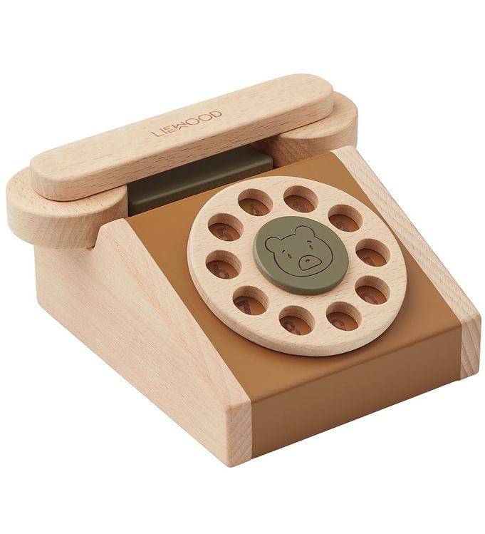 Liewood Trælegetøj - Selma Classic Phone Golden Multi Mix unisex