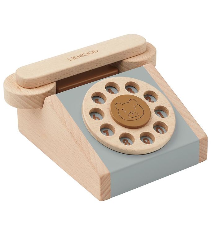 Telefon i træ fra Liewood - Selma Blue fog