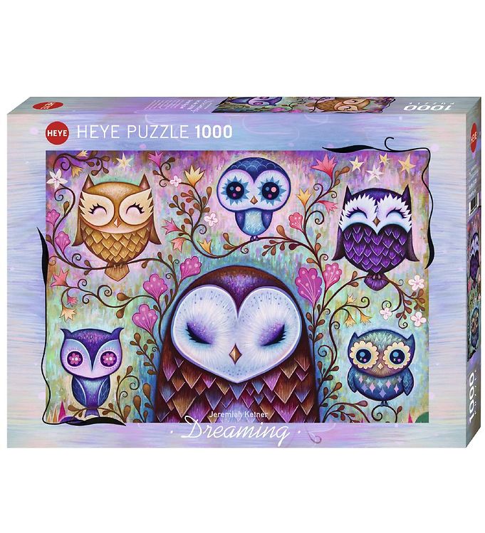 Image of Heye Puzzle Puslespil - 1000 Brikker - Great Big Owl - OneSize - Heye Puzzle Puslespil (243409-2487311)