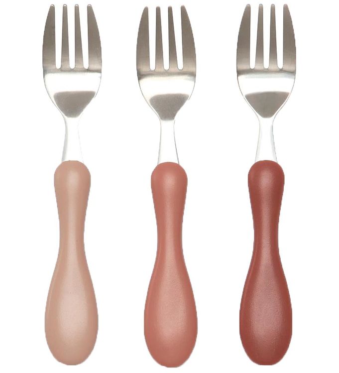 Image of Sebra Gaffelsæt - Stainless Steel - Blossom Pink (244960-2614283)