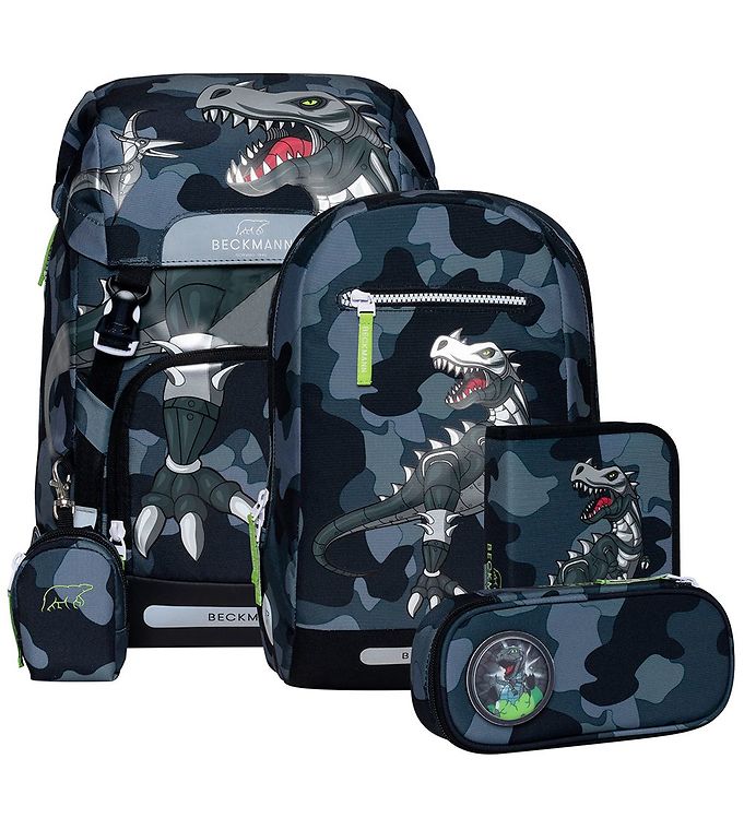 Beckmann Classic Camo Rex Skoletaske Sæt