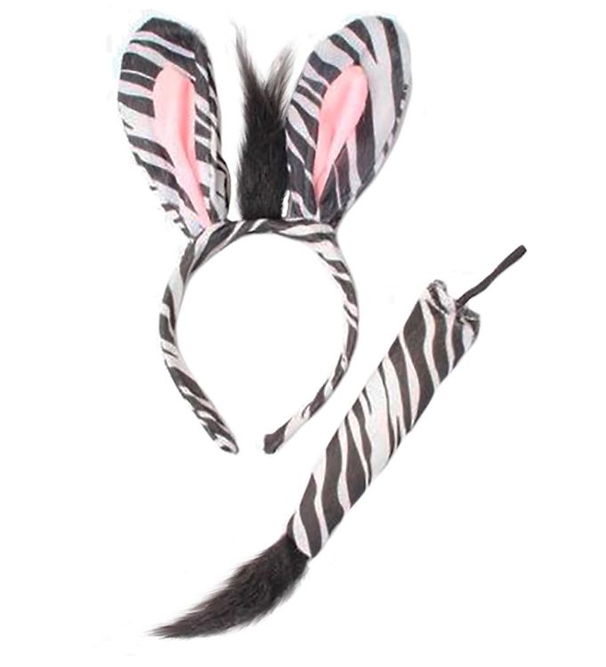 Udklædning fra Astrup -Zebra-ører og Hale