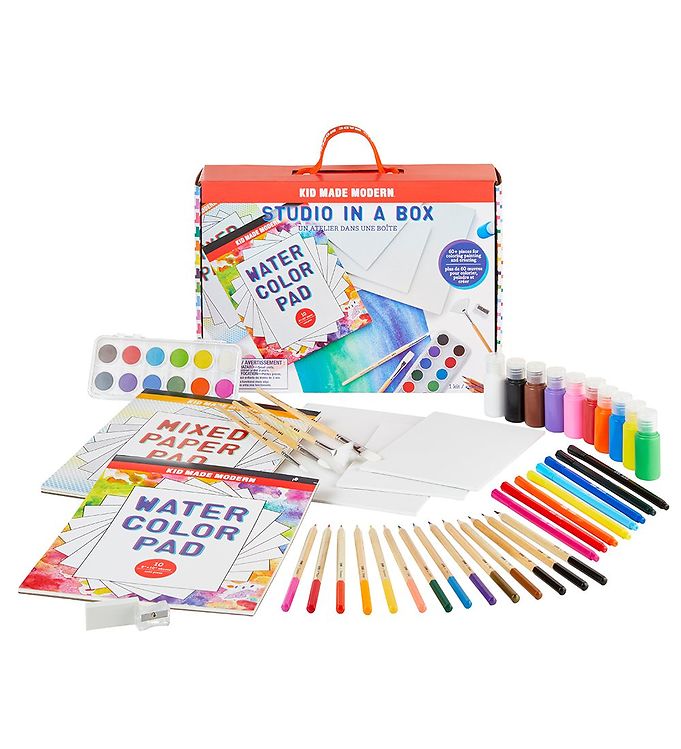 Image of Kid Made Modern Kreativt Sæt - +60 Dele - Studio in a Box - OneSize - Kid Made Modern Kreasæt (247069-2684572)
