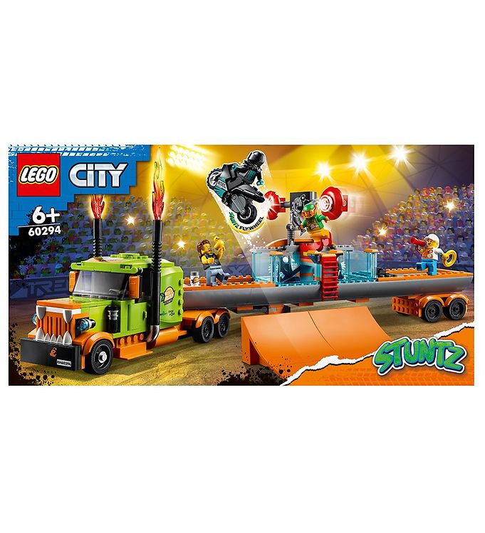 Image of LEGO City Stuntz - Stuntshow-lastbil 60294 - 420 Dele - OneSize - LEGO Klodser (248458-2709540)